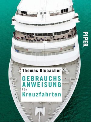 cover image of Gebrauchsanweisung für Kreuzfahrten